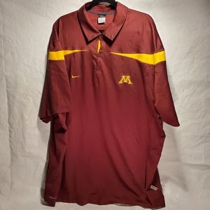 Nike Dri-fit University of Minnesota Polo Sz. 3XL